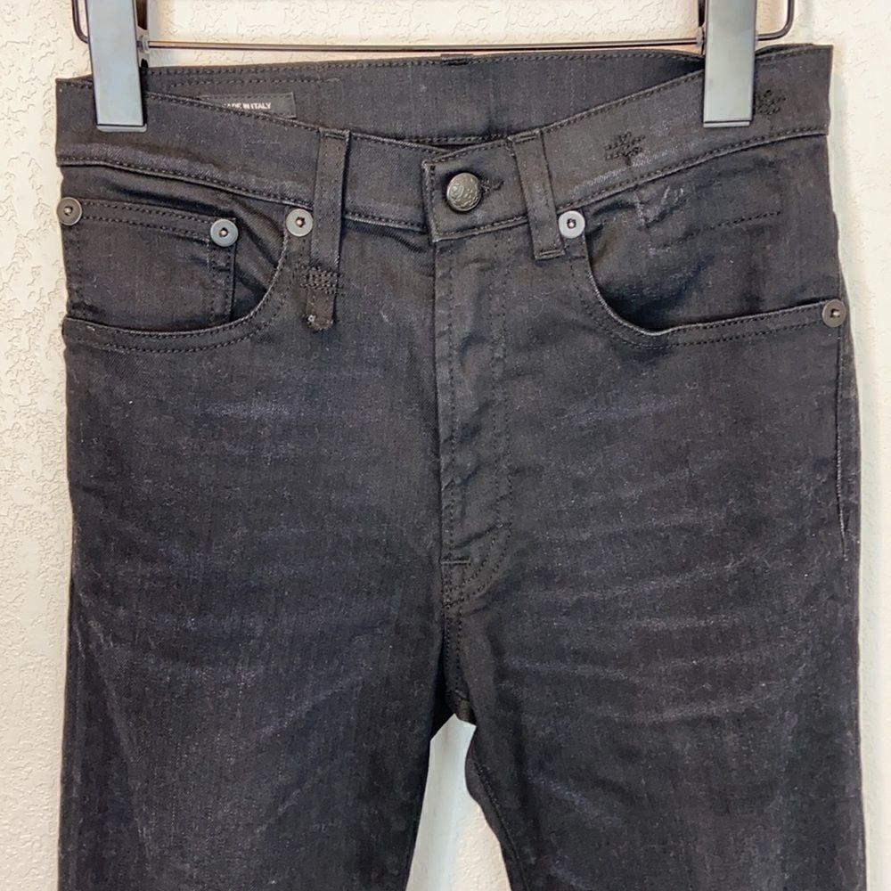 R13 Alison Skinny Stratford Black Size 25 - Picture 4 of 17